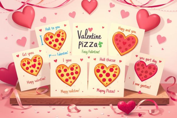 X. Valentine Pizza Puns for Cards